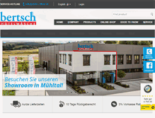 Tablet Screenshot of bertsch-hotelwaesche.de